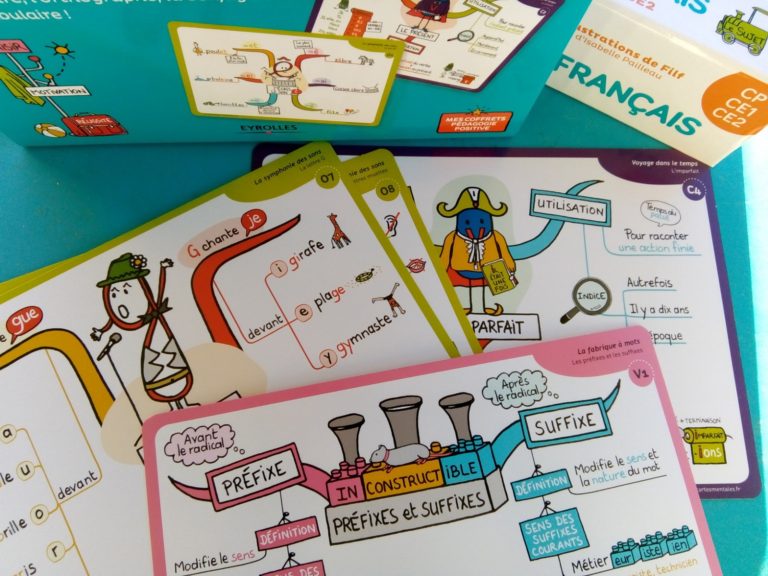 Mes leçons de français CP CE1 CE2 50 cartes mentales pour apprendre