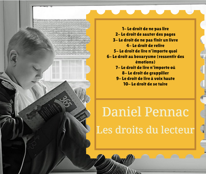 les droits du lecteur daniel pennac