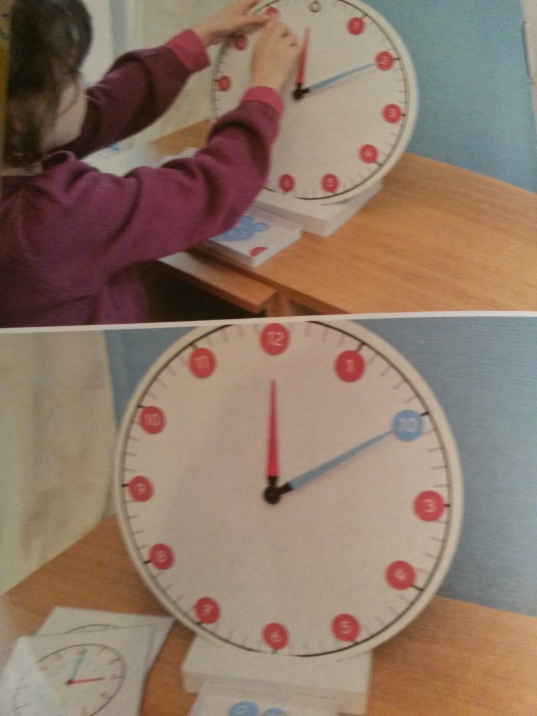 horloge pédagogie montessori