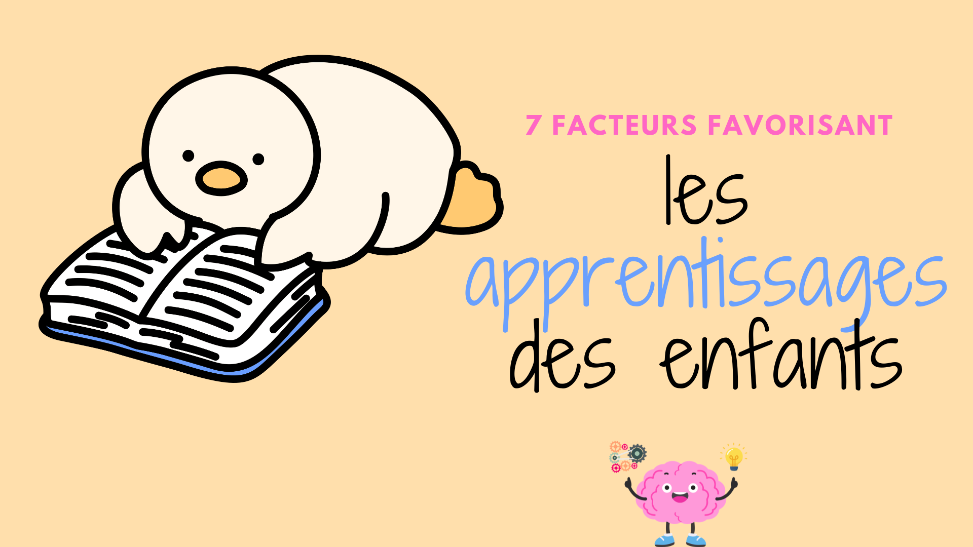 apprentissages des enfants