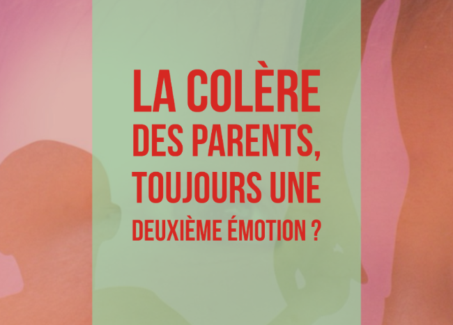 La Colere Des Parents Toujours Une Deuxieme Emotion