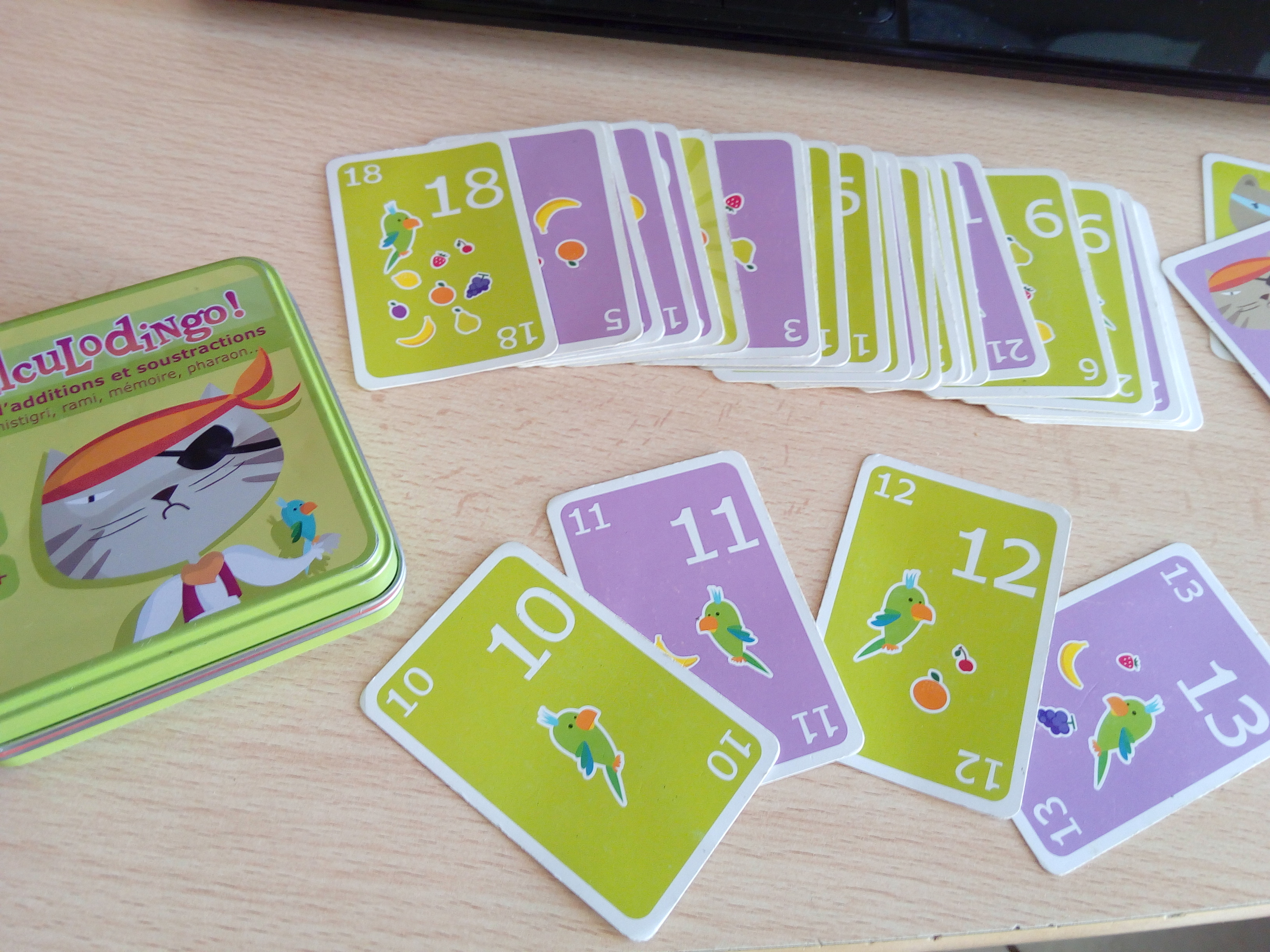 Calculodingo : un jeu de cartes pour progresser en calcul (à partir de 5  ans)
