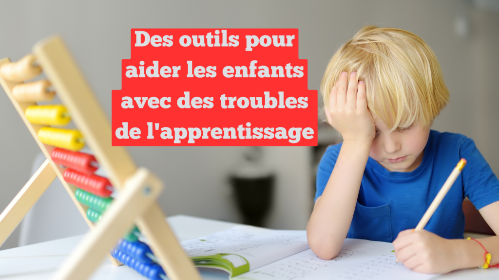 enfants avec des troubles de l'apprentissage