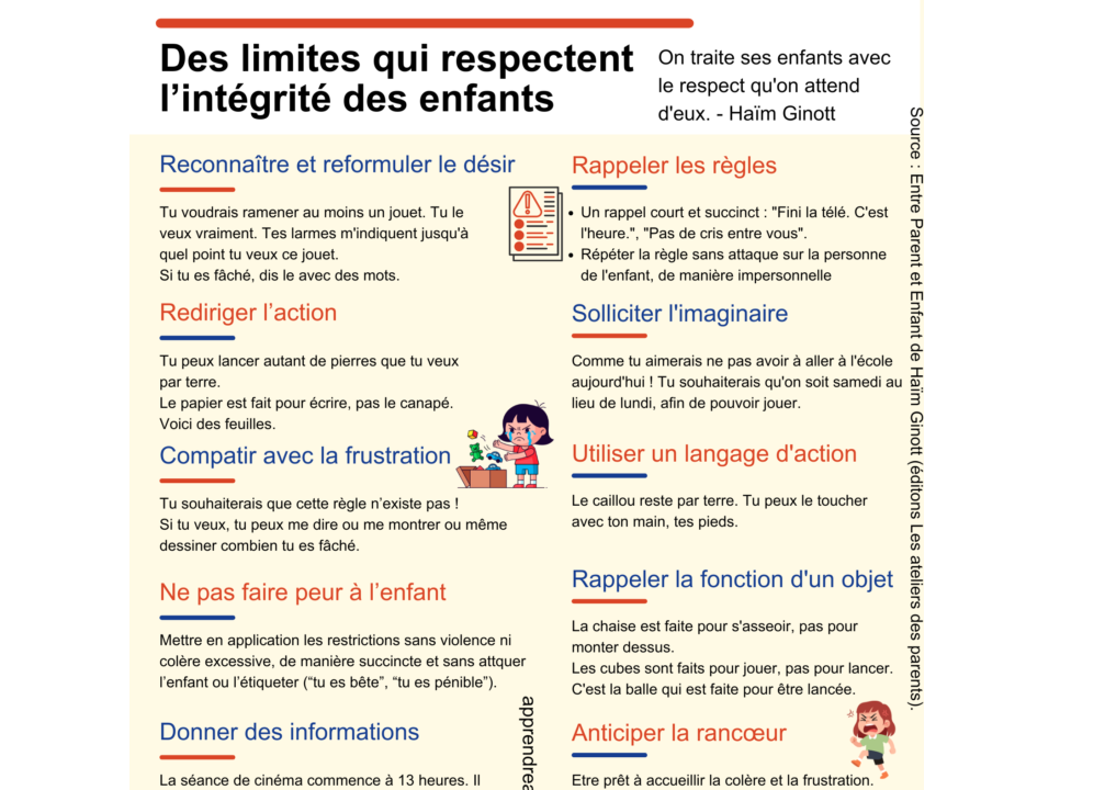 poser des limites aux enfants