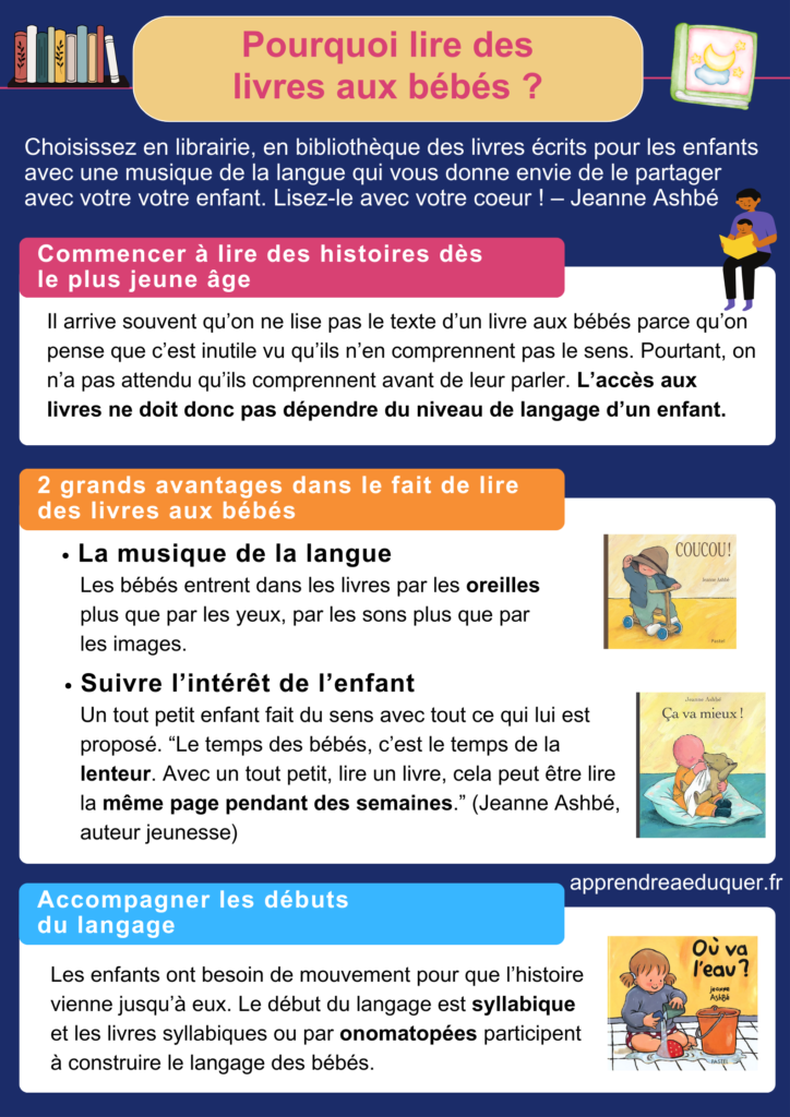 Pourquoi lire des livres aux bébés