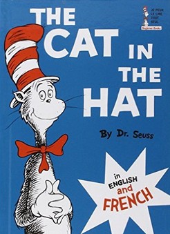 the cat in the hat in english and french