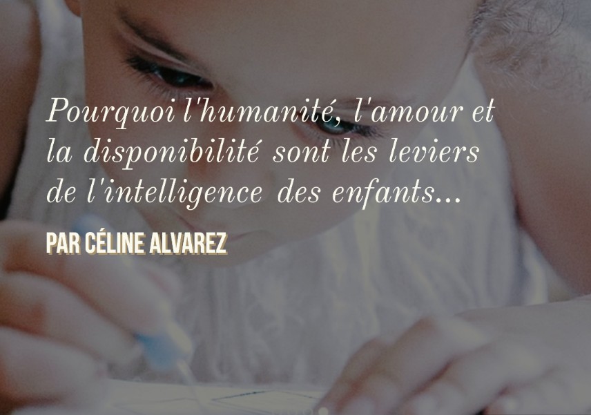 Céline Alvarez: Une classe de 50 m², c'est trop petit pour l'intelligence  humaine en développement 