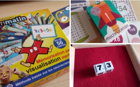 jeu mémoriser tables multiplication