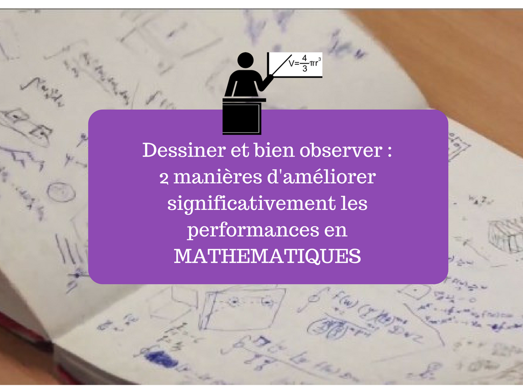 Dessiner et bien observer - 2 manières d'améliorer significativement les performances en mathématiques