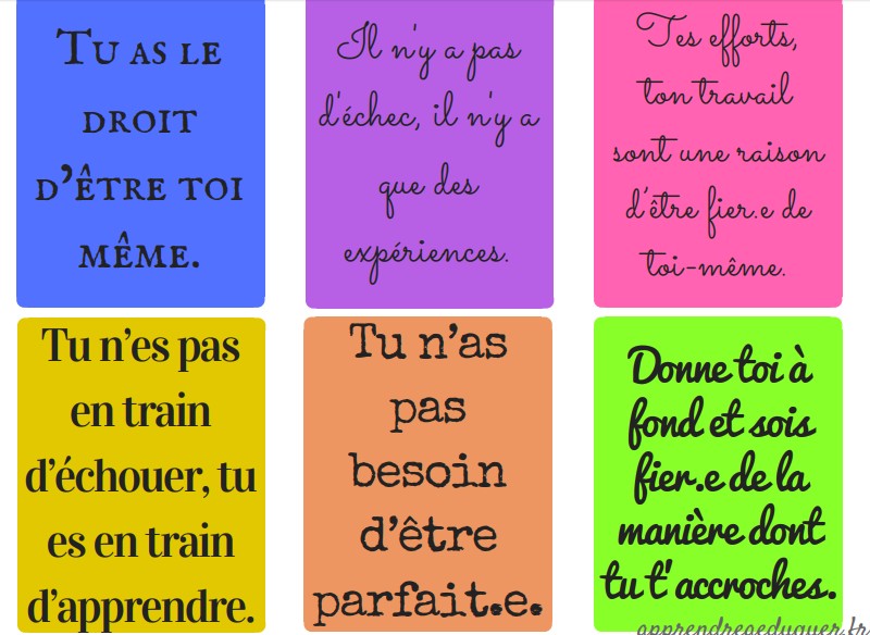 30 Cartes Positives Pour Offrir Des Mots Doux Et Encourageants Aux Enfants