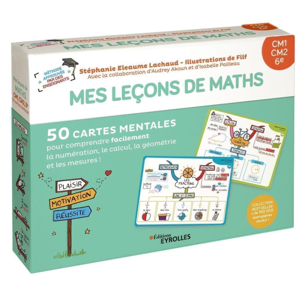 coffret cartes mentales maths