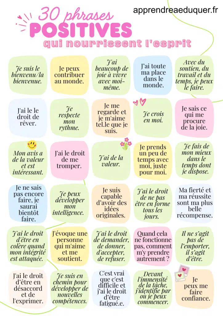 phrases positives