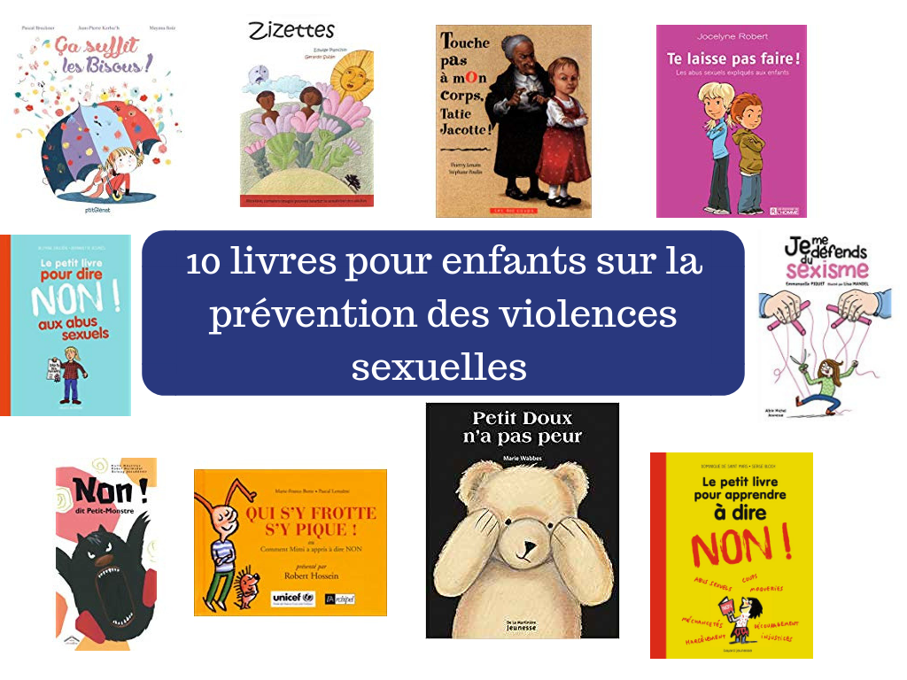 10 livres pour enfants sur la prévention des abus sexuels (savoir dire non et dénoncer)