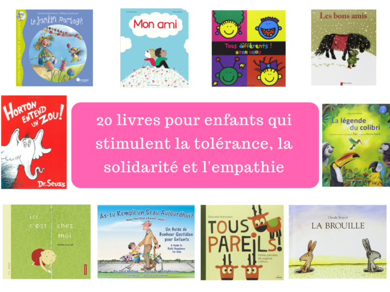 20 livres pour enfants qui stimulent la tolérance, la solidarité et l