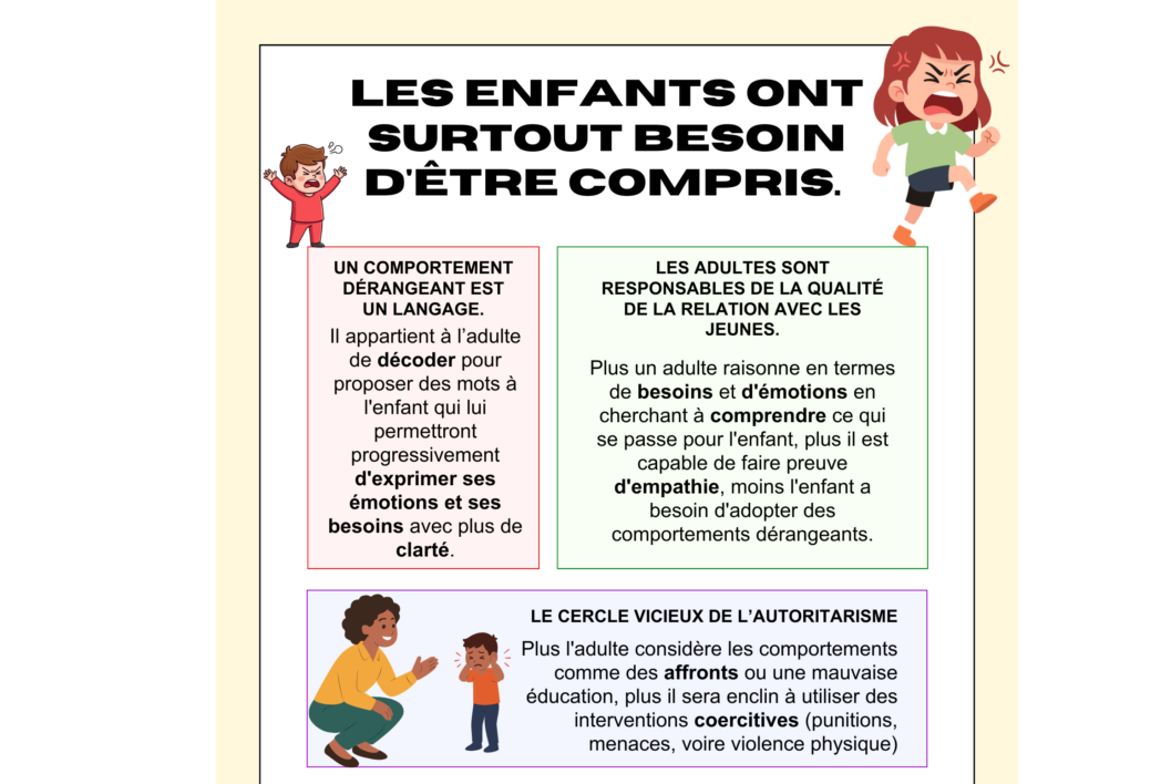 enfants ont besoin être compris