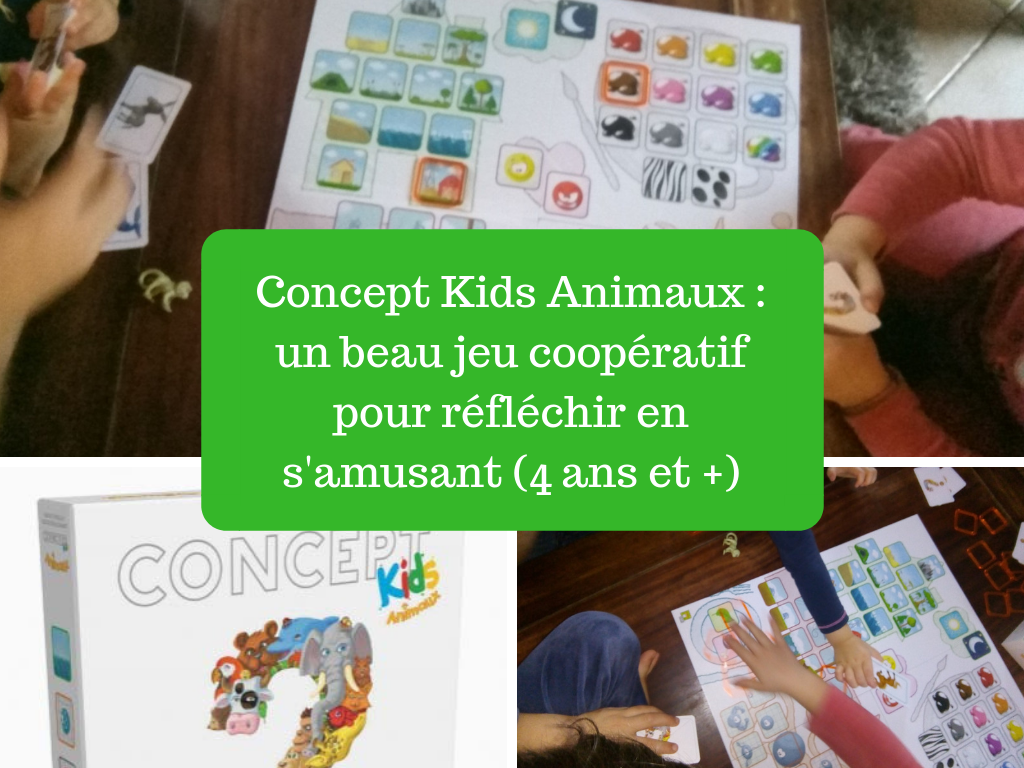 Concept Kids Animaux - version coopérative du jeu Concept adaptée aux  enfants dès 4 ans Repos Production
