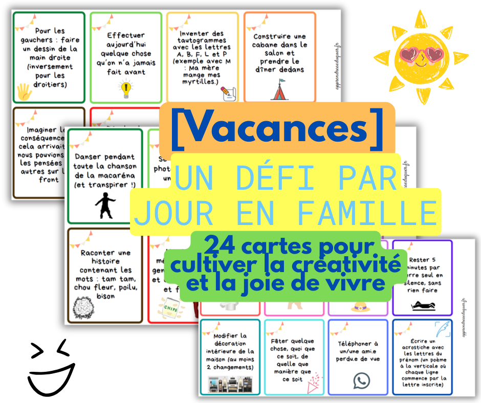 défi vacances en famille