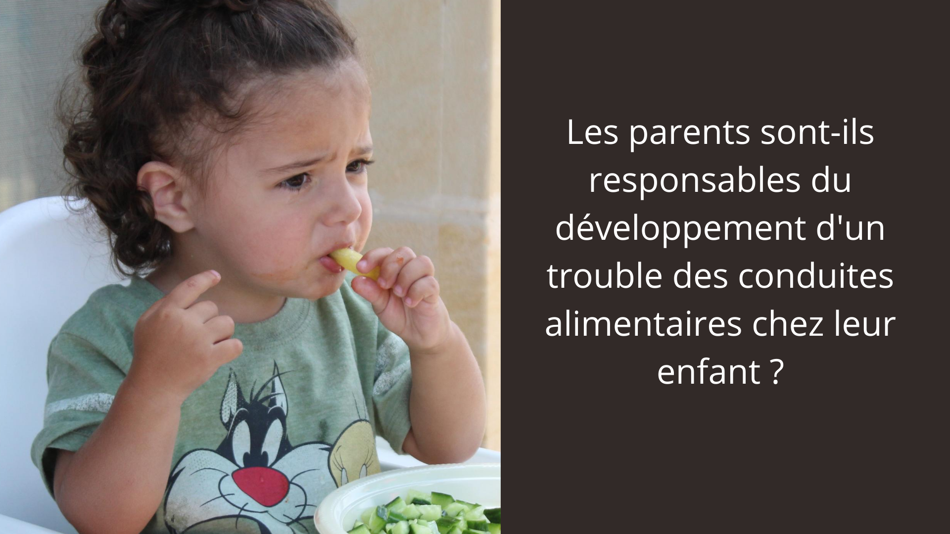 Les parents sont-ils responsables du développement d'un trouble des conduites alimentaires chez leur enfant