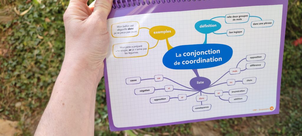 cartes mentales français math école primaire