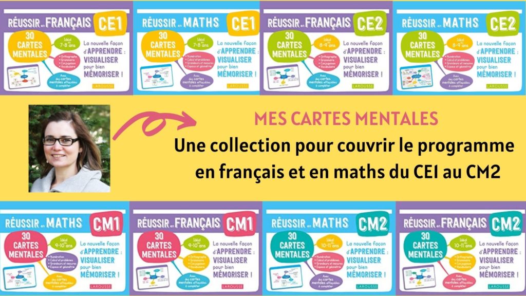 collection cartes mentales français maths du CE1 au CM2