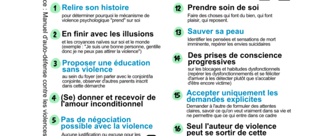 se défendre des violences psychologiques