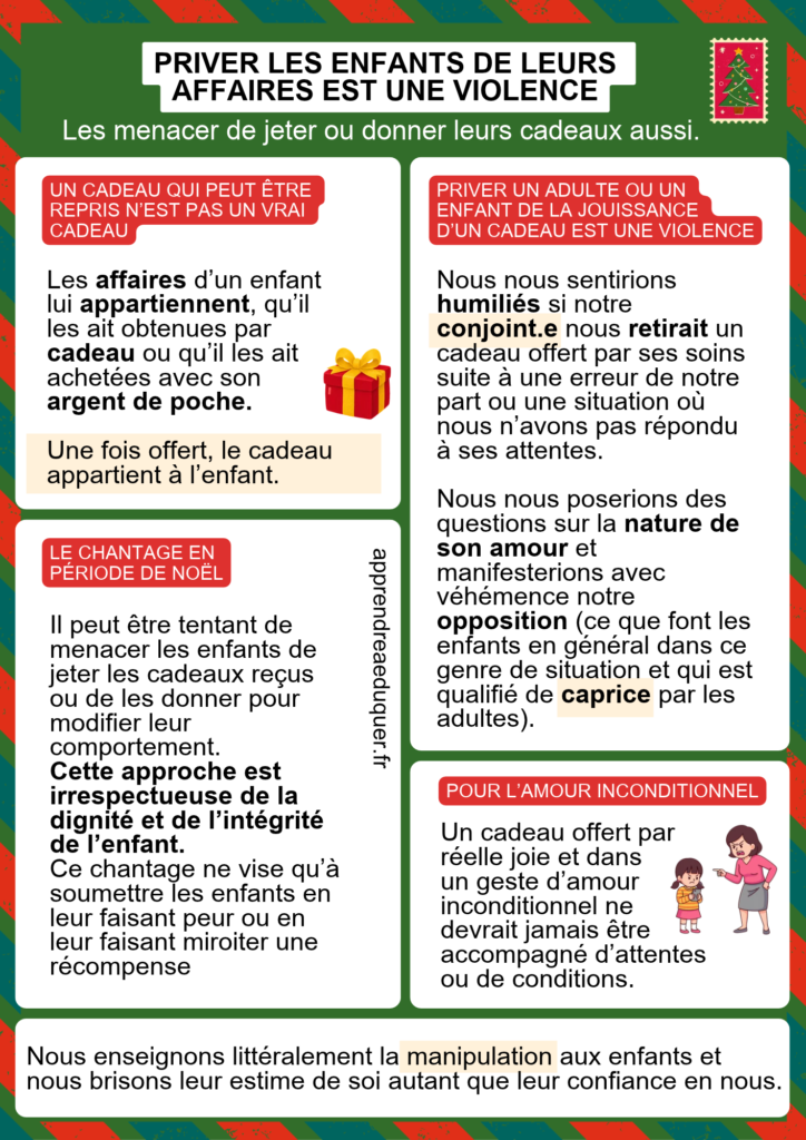 priver enfants affaires cadeau