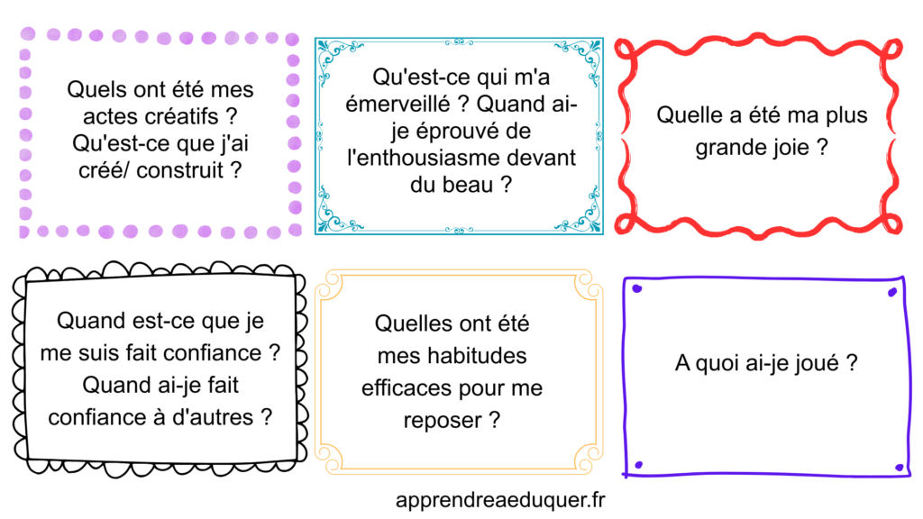 questions sur les émotions