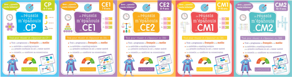 cahiers pour s'entraîner et réviser du CP au CM2