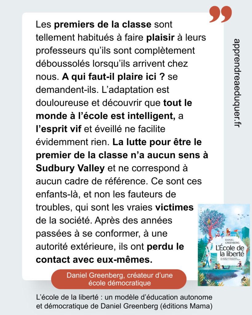 école de la liberté citation