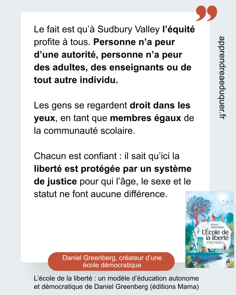 école sudbury démocratique