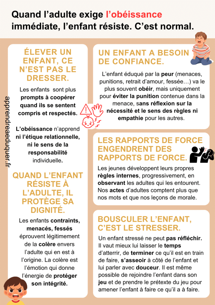 obéissance enfant