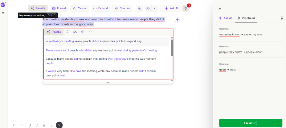 8 outil d'IA rédaction