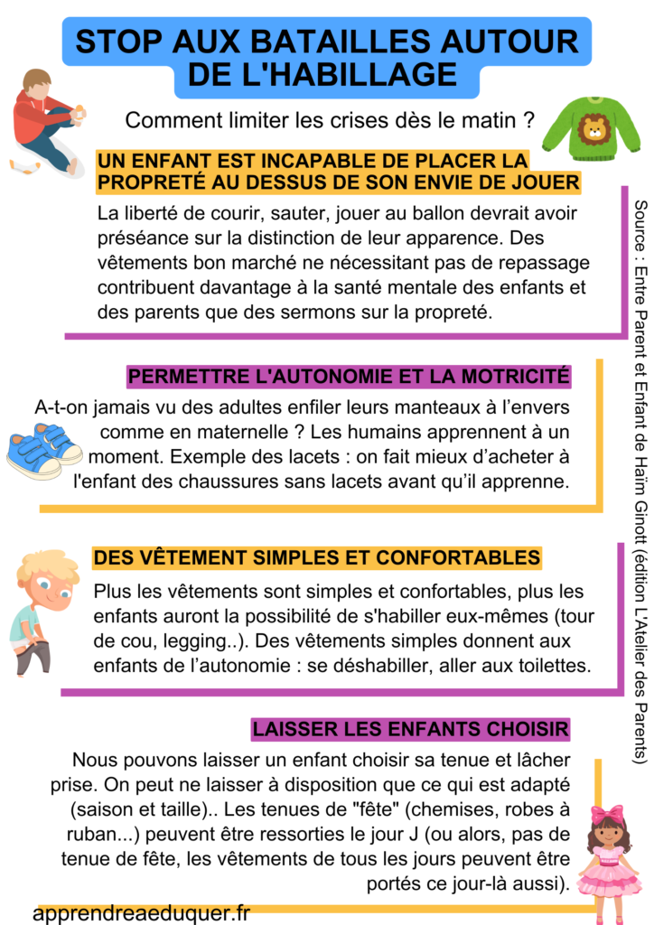 habillage enfants