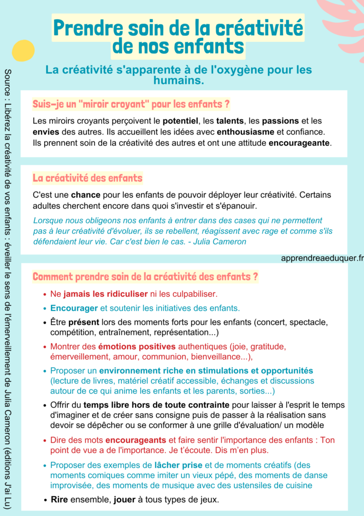 créativité des enfants