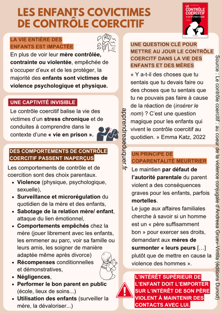 enfants covictimes de contrôle coercitif