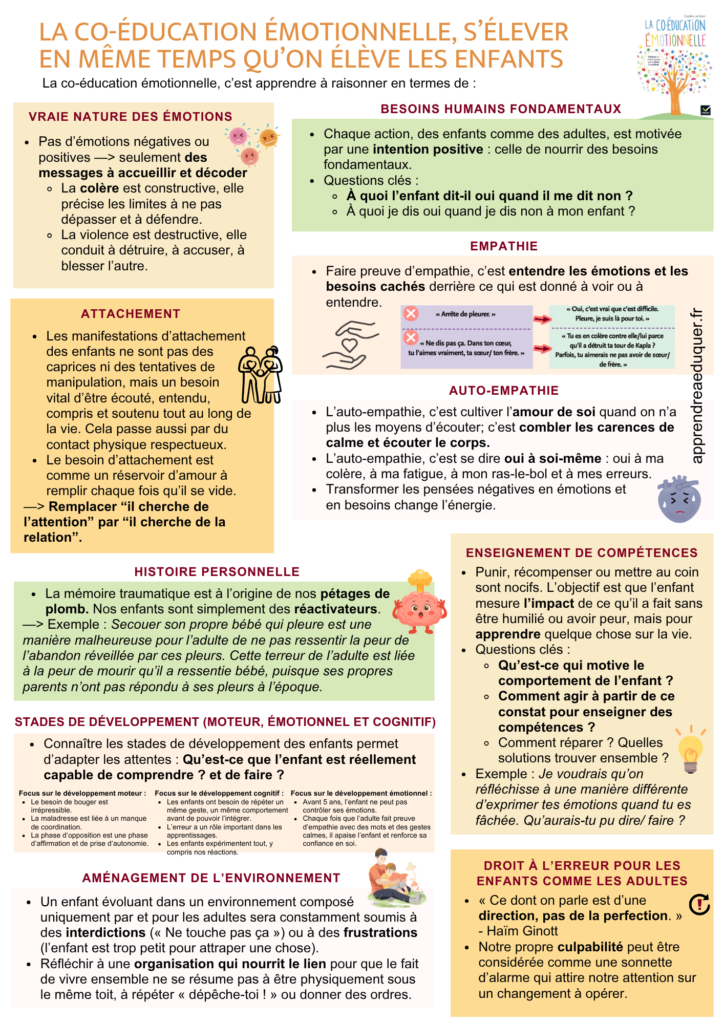 la co éducation émotionnelle